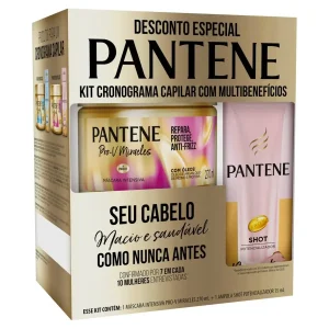 Kit Mascara Intensiva Reparacao 270ml Ampola Shot 15ml Pantene