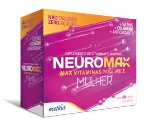 Suplemento de Vitaminas e Minerais Ecofitus Neuromax Mulher C:60 Caps